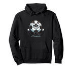 Nice Cartoon Ball Soccer And Hoodie - Graphic Print Men Women