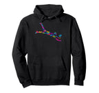 Colorful Soccer Goalie Splash Art Hoodie - Casual Everyday Wear for Adults