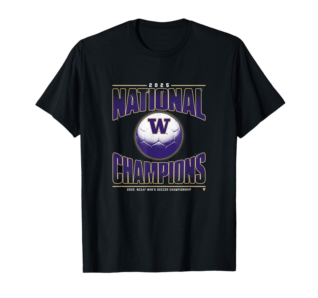 Washington Mens Soccer 2025 National T-Shirt - Unique Graphic Unisex