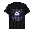 Washington Mens Soccer 2025 National T-Shirt - Unique Graphic Unisex