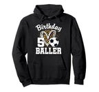 5 Year Old Birthday Soccer 5Th Birthday Hoodie - Minimalist Print Unisex