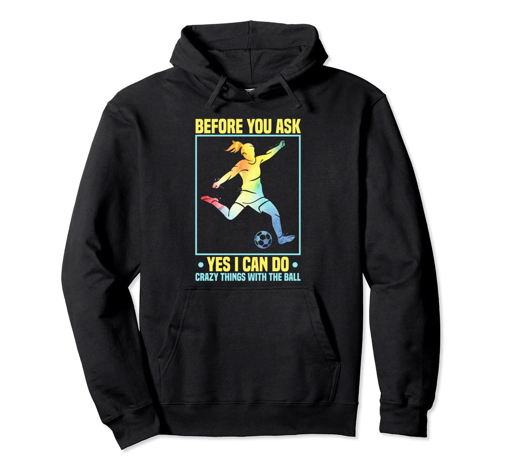Soccer And Soccer Hoodie - Graphic Print Unisex