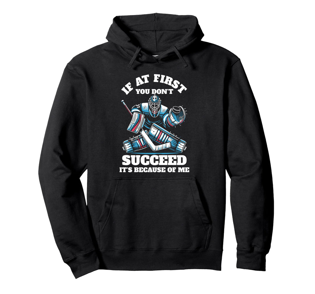 Ice Hockey Goalie Goalkeeper Glove Hoodie - Fun Novelty Design Men Women