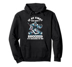 Ice Hockey Goalie Goalkeeper Glove Hoodie - Fun Novelty Design Men Women