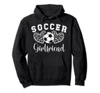 Soccer Girlfriend Hearts Soccer Hoodie - Streetwear Style for Adults