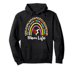 Soccer Basketball Mom Boho Rainbow Hoodie - Streetwear Style Men Women