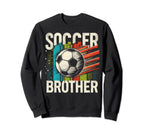 Soccer Brother Family Matching Sweatshirt - Minimalist Print for Adults