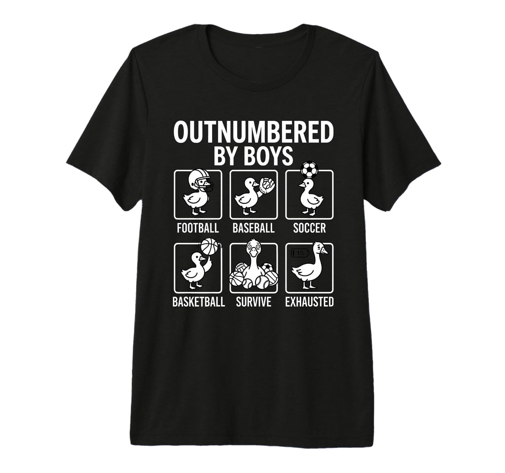 Outnumbered Ducklings Football Soccer T-Shirt - Novelty Apparel Unisex
