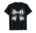Coquette Bow Funny Soccer Lover Game T-Shirt - Custom Art Print for Adults
