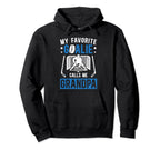 Favorite Ice Hockey Goalie Grandpa Hockey Hoodie - Trendy Graphic Unisex