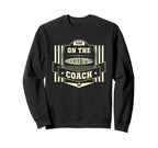Dibs Powerchair Football Coach Sweatshirt - Minimalist Print for Adults