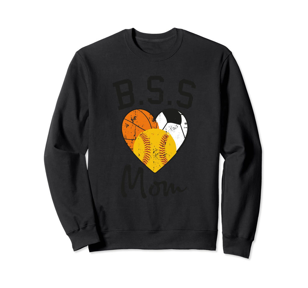 Basketball Soccer Softball Mom Sweatshirt - Minimalist Print Unisex