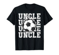 Soccer Uncle Cracked Wall Family T-Shirt - Novelty Apparel for Adults