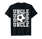 Soccer Uncle Cracked Wall Family T-Shirt - Novelty Apparel for Adults
