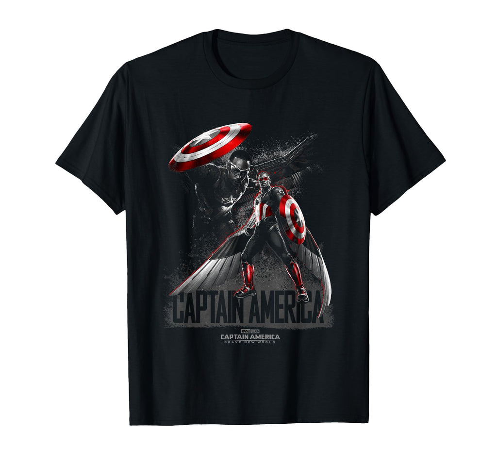 Marvel Captain America Brave New T-Shirt - Novelty Apparel for Adults