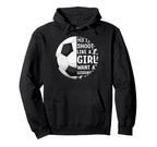 Soccer I Shoot Like Want Lesson Hoodie - Unique Graphic for Adults