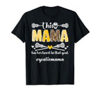 Proud Lacrosse Goalie Mama Lacrosse T-Shirt - Graphic Print Men Women