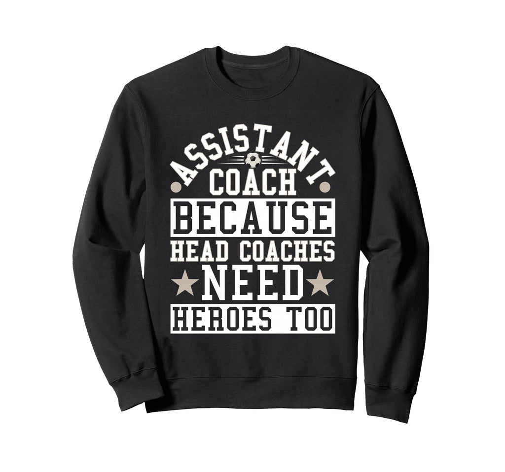 Soccer Assistant Coach Head Coaches Sweatshirt - Graphic Print for Adults