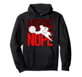Soccer Goalie Nope Stadium Athlete Hoodie - Graphic Print Unisex