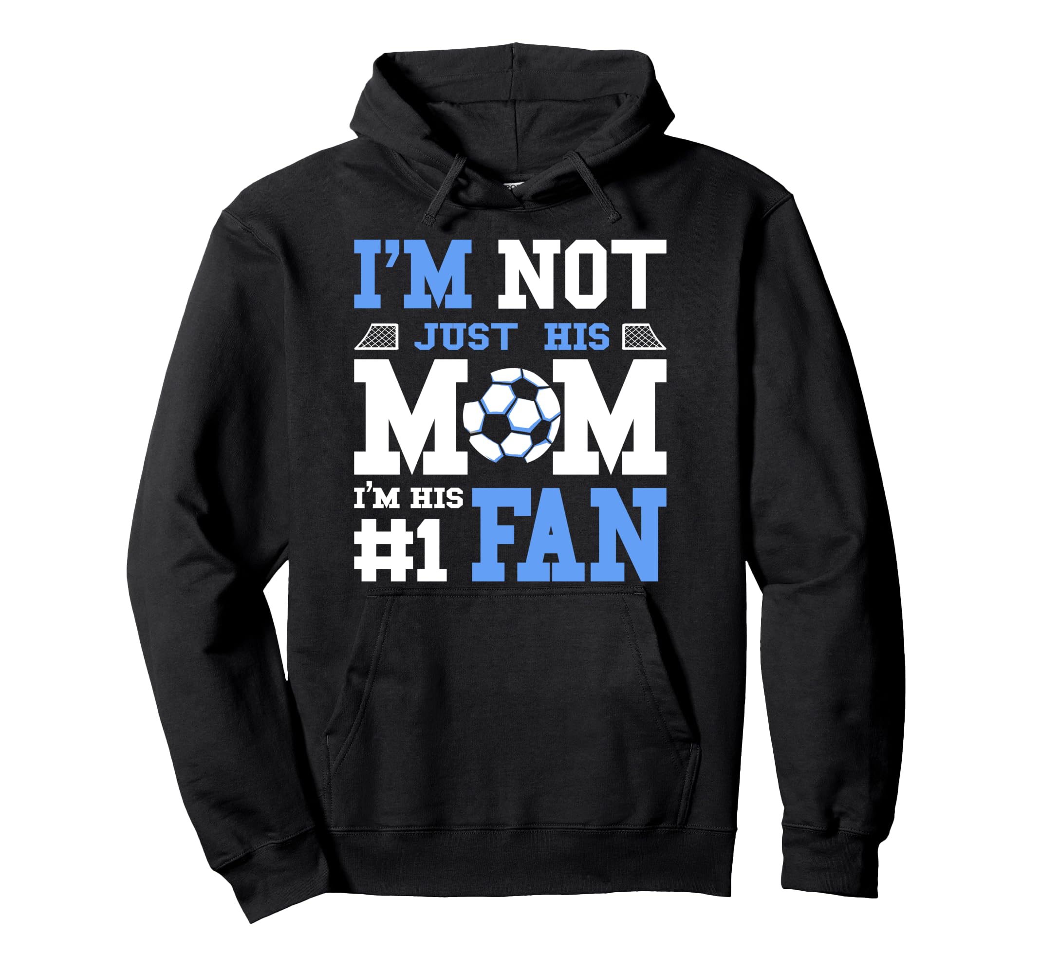 Soccer Mother Number 1 Fan Soccer Mom Hoodie - Aesthetic Graphic for Adults