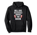 Soccer Advice Bacon Team Coach Funny Soccer Hoodie - Unique Graphic Unisex