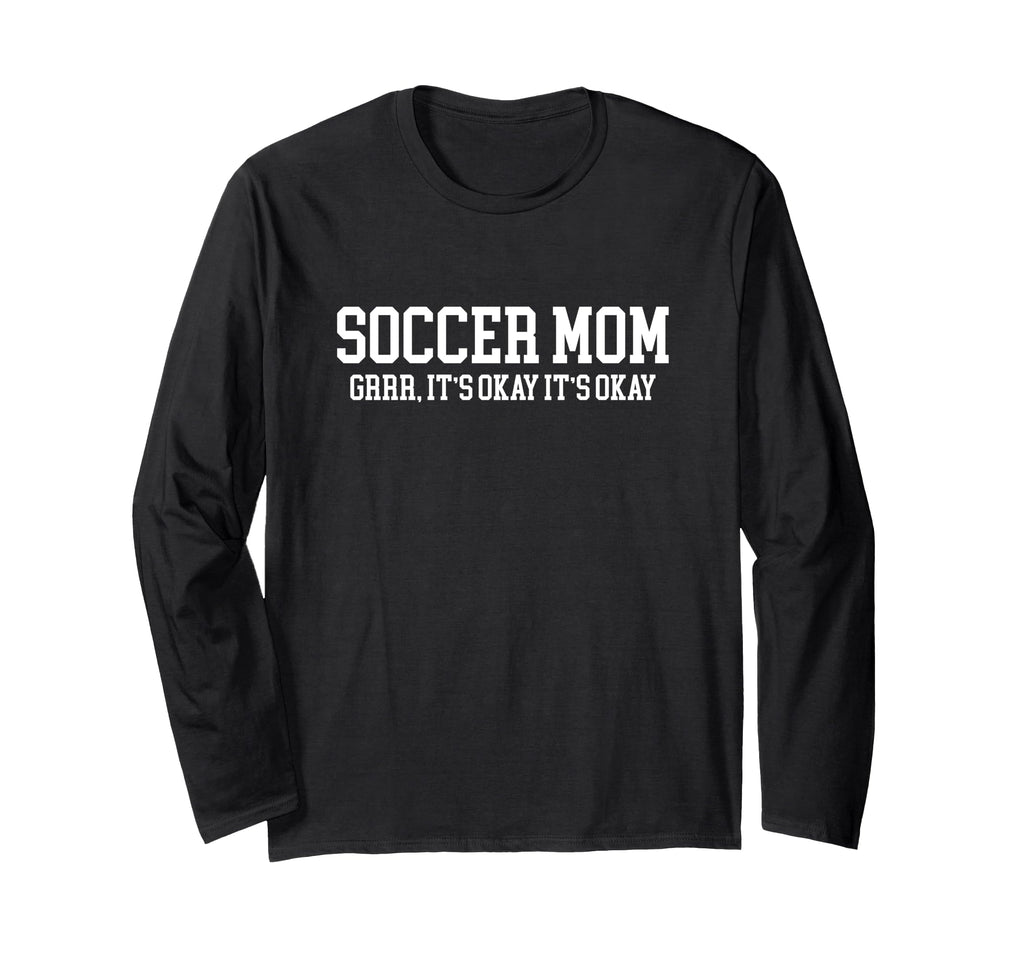 Soccer Mom Novelty Tees Tops Outfit T-Shirt - Unique Graphic for Adults