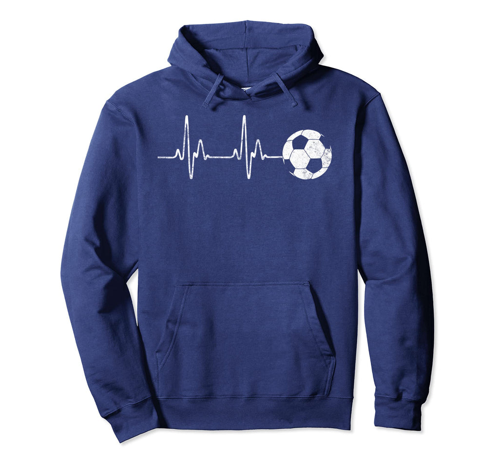 Soccer Heartbeat Soccer Player Sweatshirt - Custom Art Print Men Women