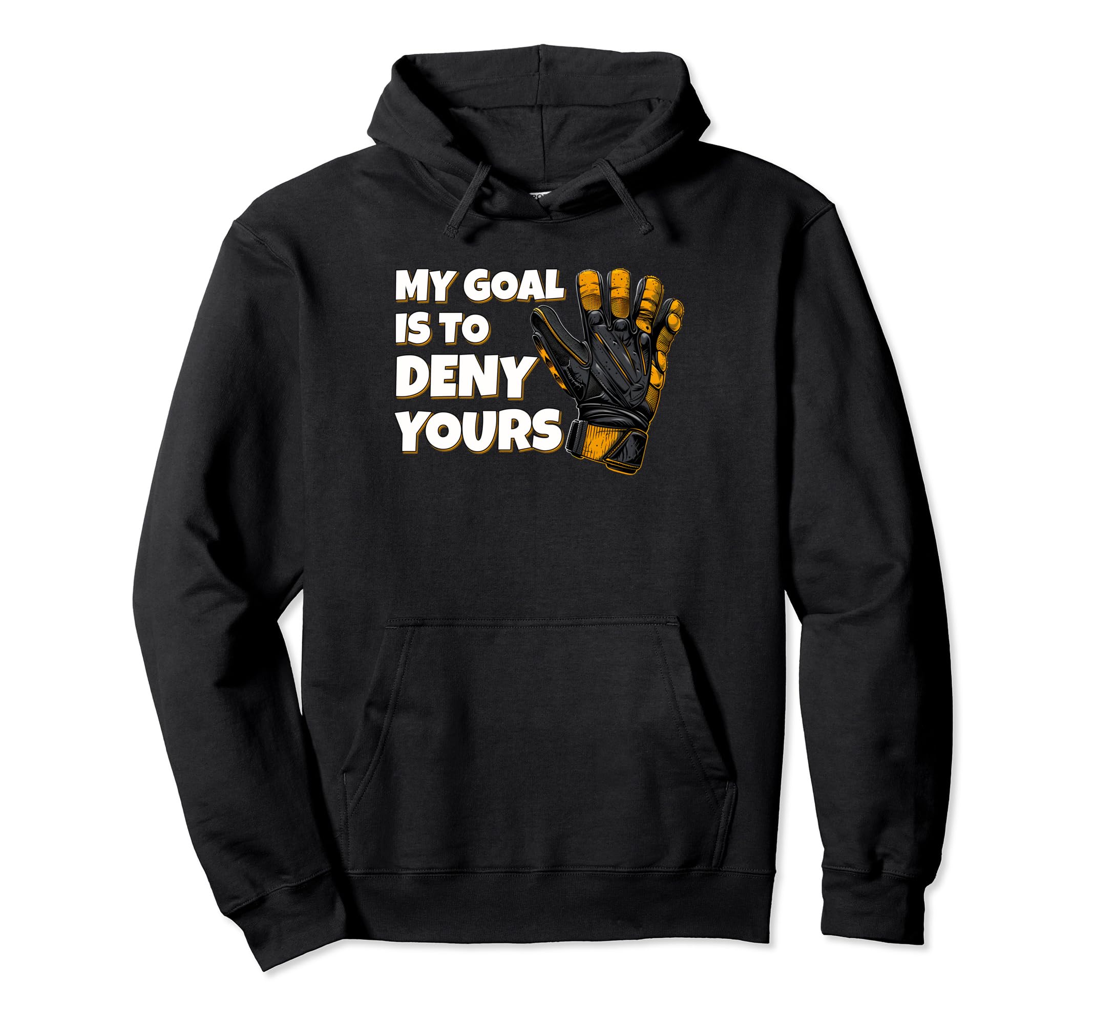 Goalkeeper Soccer Goalie Hoodie - Trendy Graphic for Adults