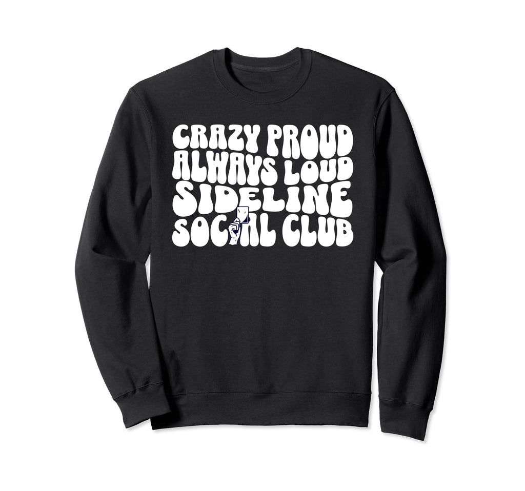 Soccer Mom Sideline Social Club Sweatshirt - Trendy Graphic for Adults