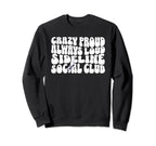Soccer Mom Sideline Social Club Sweatshirt - Trendy Graphic for Adults