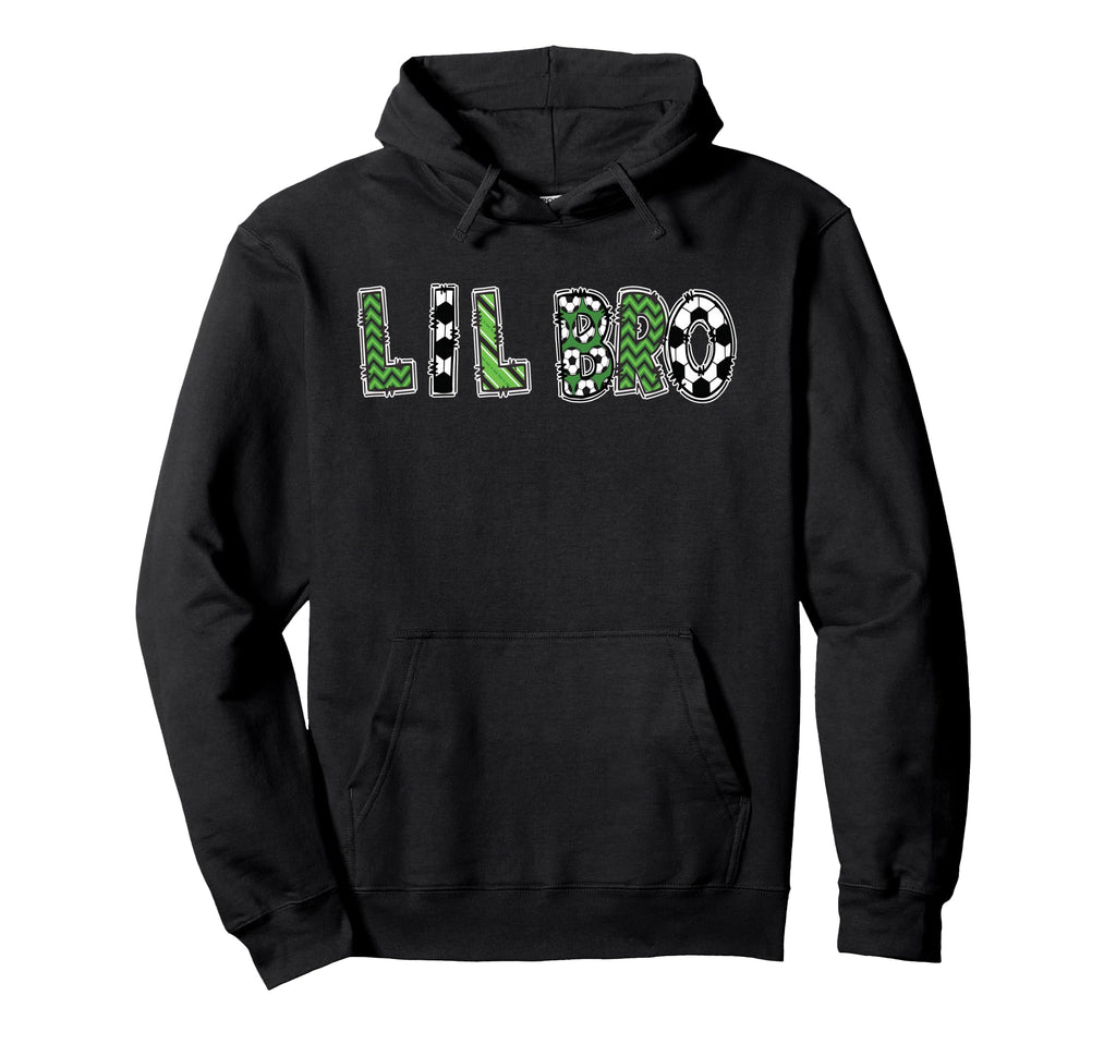 Soccer Brother Lil Bro Birthday Party Hoodie - Streetwear Style Men Women