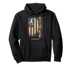 Usa American Flag Soccer Mom Hoodie - Unique Graphic for Adults