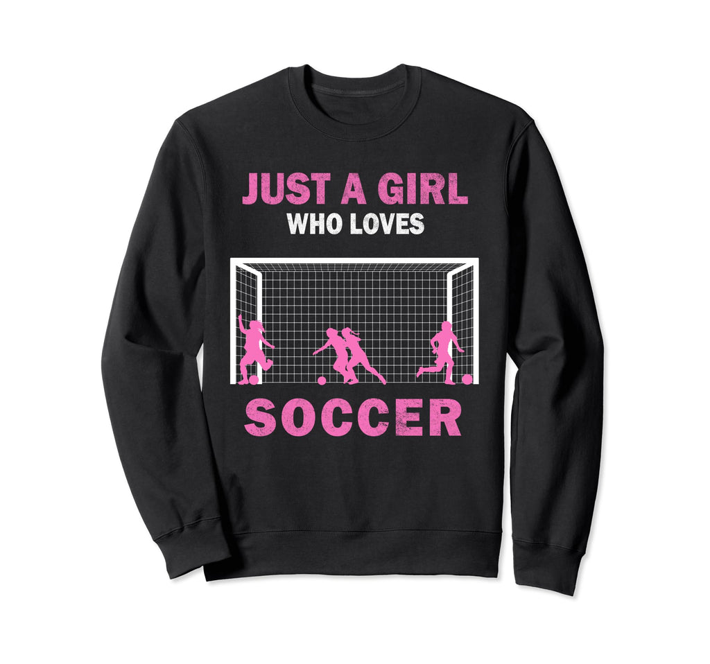 Just Who Loves Soccer Game And Sweatshirt - Trendy Graphic for Adults