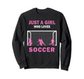 Just Who Loves Soccer Game And Sweatshirt - Trendy Graphic for Adults