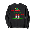 Soccer Funny Elf Pajamas Family Sweatshirt - Unique Graphic for Adults
