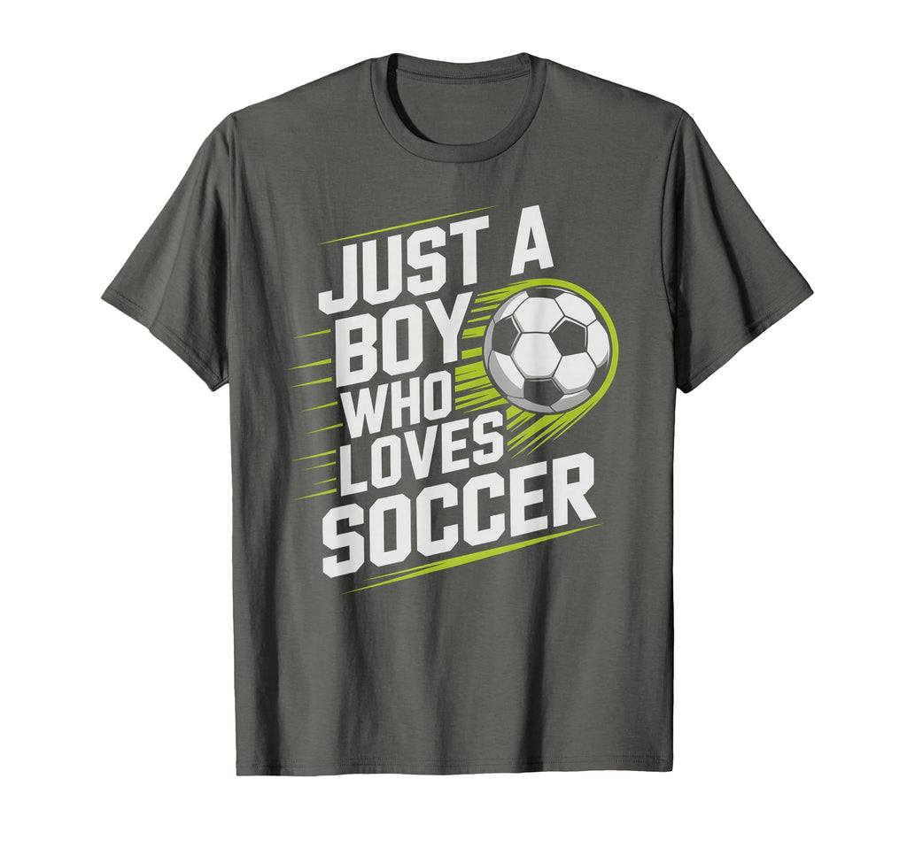 Just Who Loves Soccer Play Game Goalie T-Shirt - Aesthetic Graphic Unisex