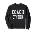 Coach Cynthia Custom Football Soccer Sweatshirt - Novelty Apparel Unisex
