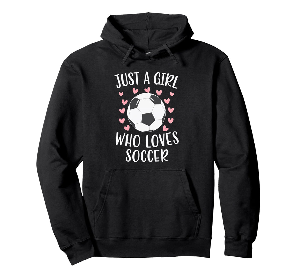 Just Who Loves Soccer Soccer Player Hoodie - Custom Art Print for Adults