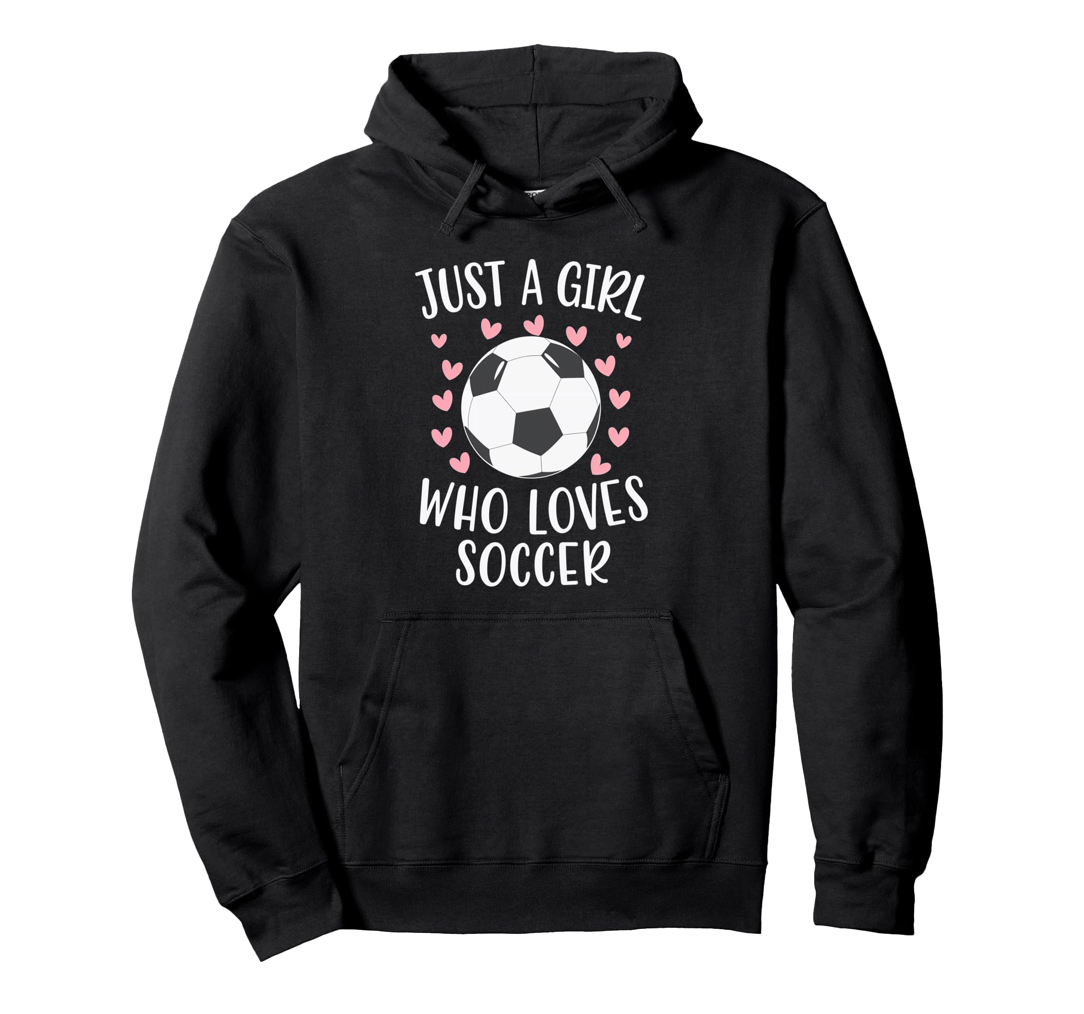 Just Who Loves Soccer Soccer Player Hoodie - Custom Art Print for Adults