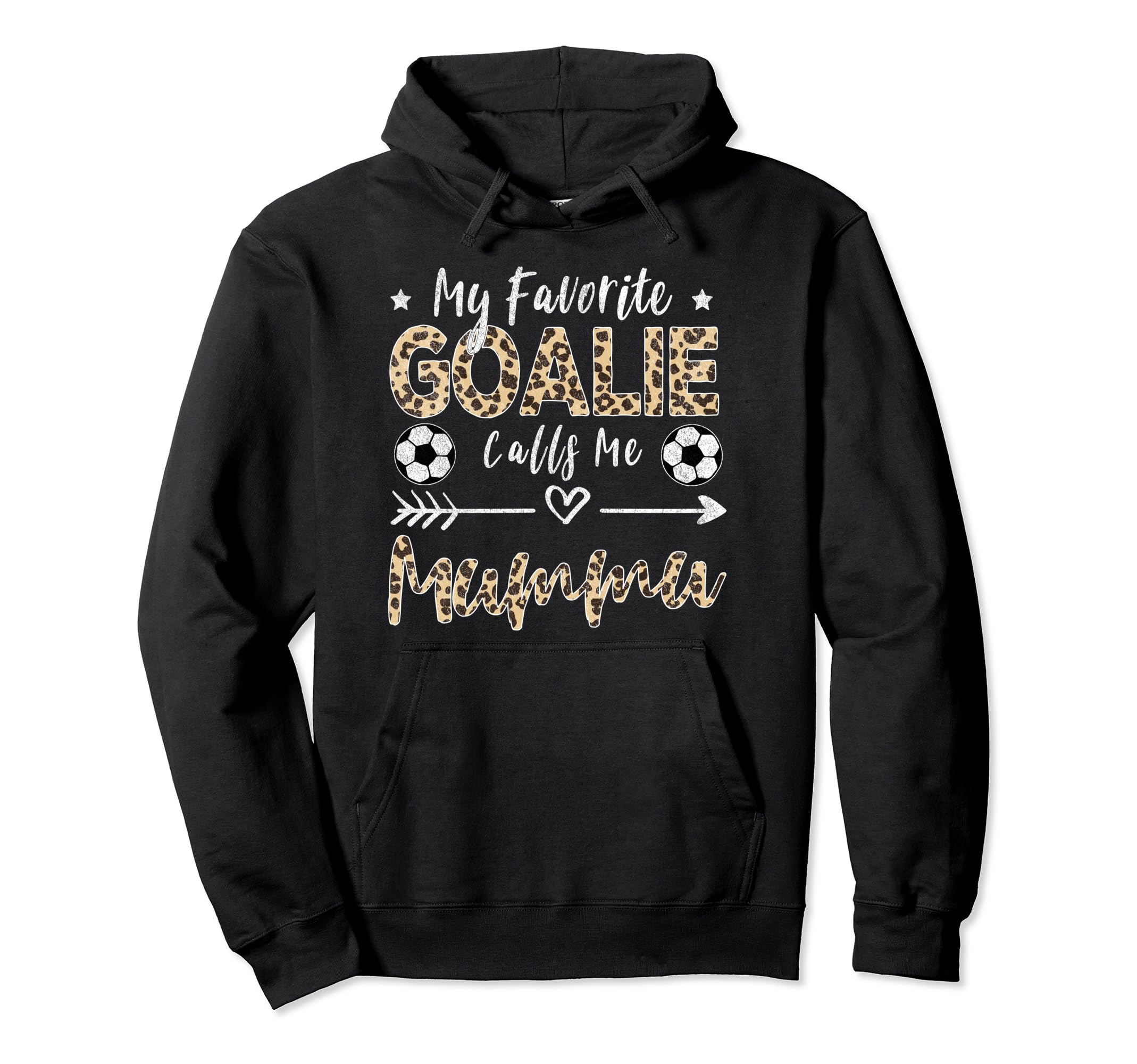My Favorite Goalie Calls Me Mummu Soccer Hoodie - Custom Art Print Unisex