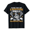 Im Lacrosse Goalkeeper Uncle T-Shirt - Streetwear Style for Adults