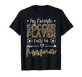 My Favorite Soccer Player Calls Me Mama T-Shirt - Minimalist Print Unisex