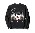 Funny Soccer Mom Leopard Soccer Sweatshirt - Custom Art Print for Adults