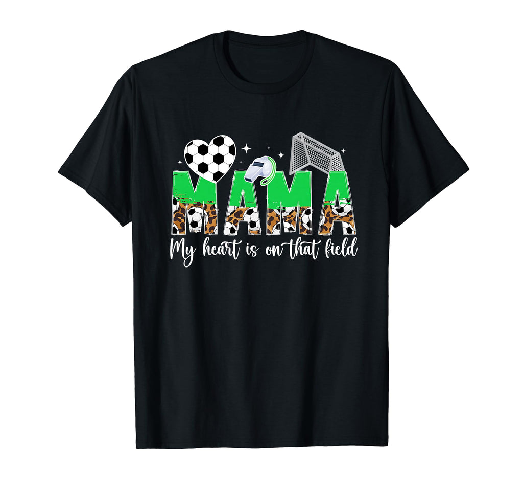 My Heart Is That Field Soccer Mom T-Shirt - Aesthetic Graphic Unisex