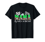 My Heart Is That Field Soccer Mom T-Shirt - Aesthetic Graphic Unisex