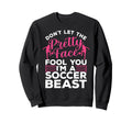 Funny Soccer Art Soccer Player Soccer Sweatshirt - Novelty Apparel Unisex
