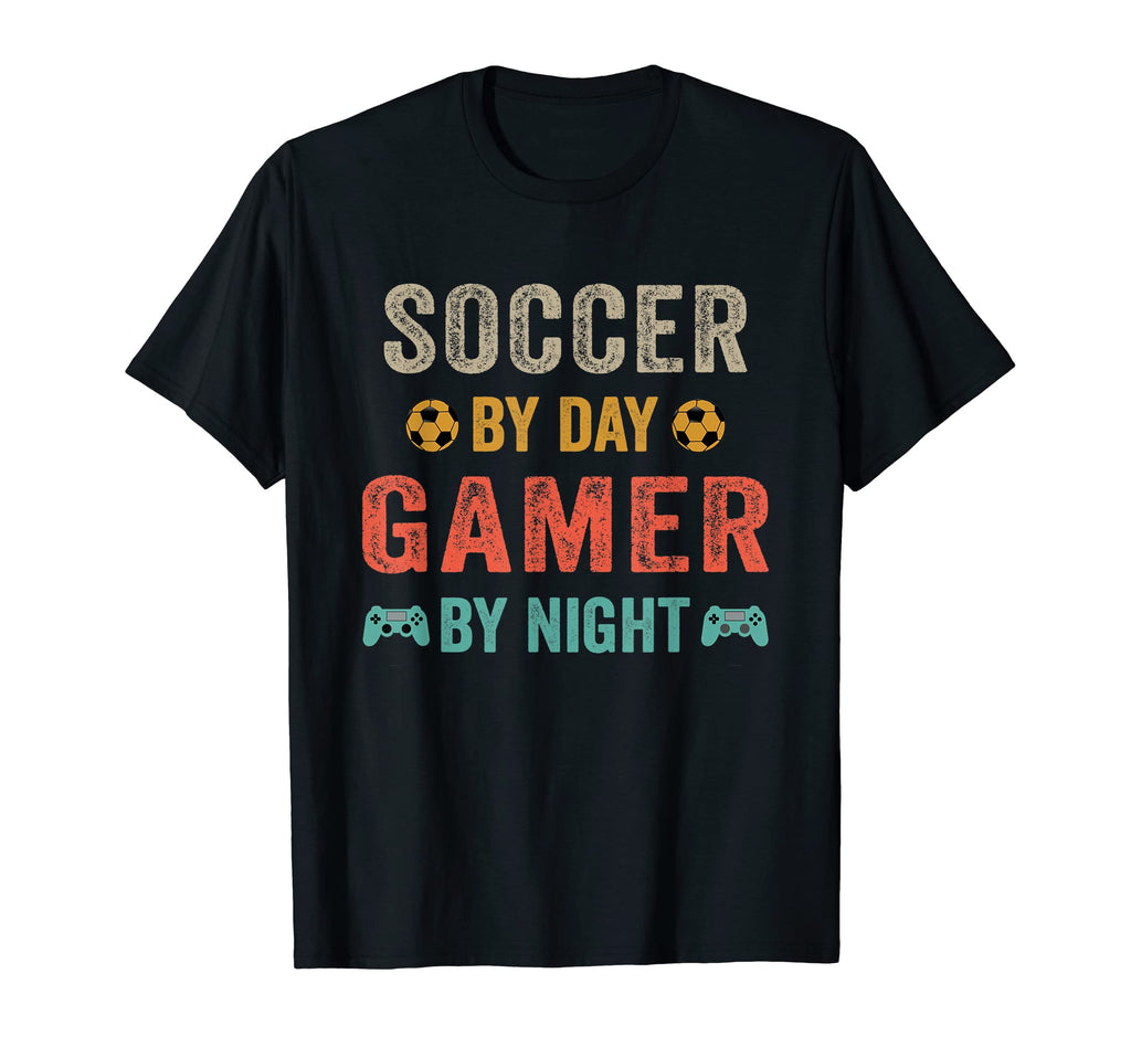 Soccer Day Gamer Night Lover Gaming T-Shirt - Casual Everyday Wear Unisex