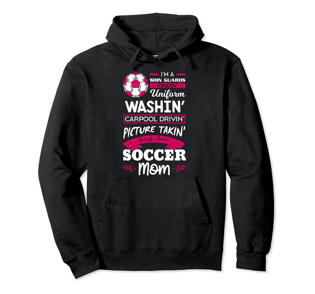 Supportive Soccer Lover Mom Mothers Day Hoodie - Streetwear Style Unisex