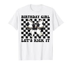 Birthday Lets Kick It Soccer Mom T-Shirt - Aesthetic Graphic Men Women