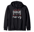 Funny Soccer Goalie Goalkeeper Mom Sweatshirt - Minimalist Print Unisex